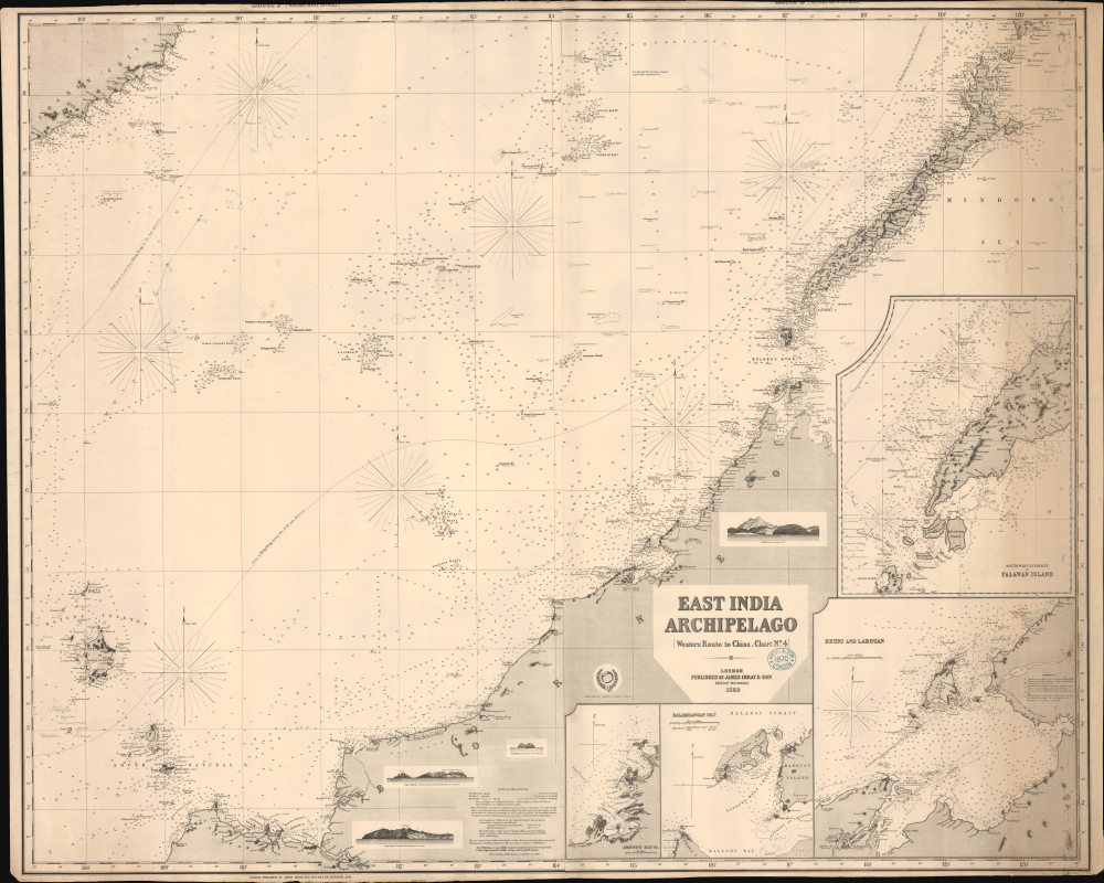 East India Archipelago [Western Route to China. Chart No. 4]. - Main View