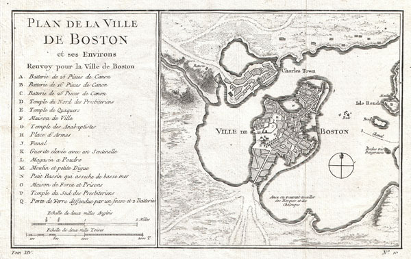 Plan de la Ville de Boston et ses Environs. - Main View