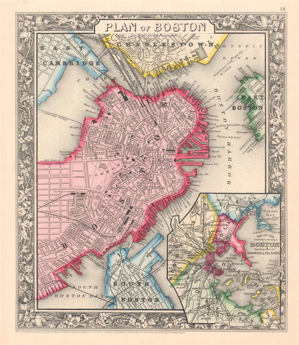 Plan of Boston. - Main View