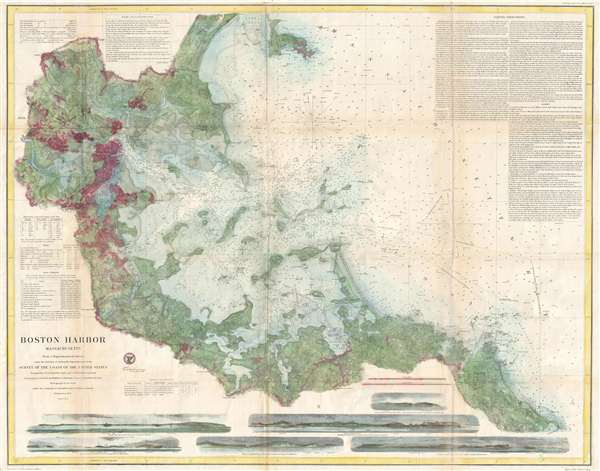 Boston Harbor Chart