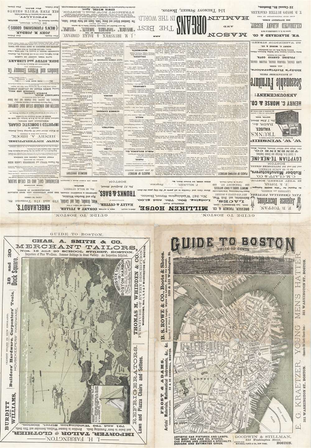 Map of Boston and Vicinity from the Latest Surveys. - Alternate View 1