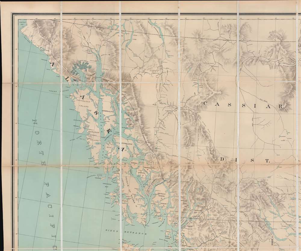 Map of the Province of British Columbia. - Alternate View 2