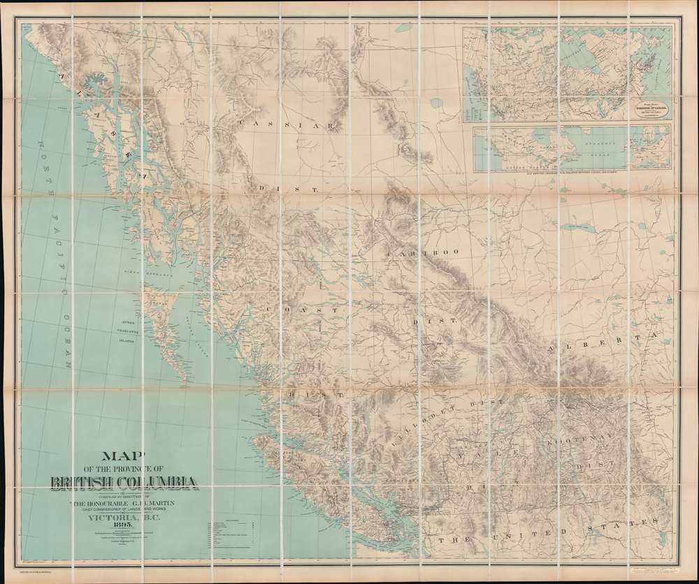 Map of the Province of British Columbia. - Main View