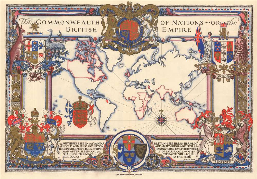 The Commonwealth of Nations - or the British Empire. - Main View