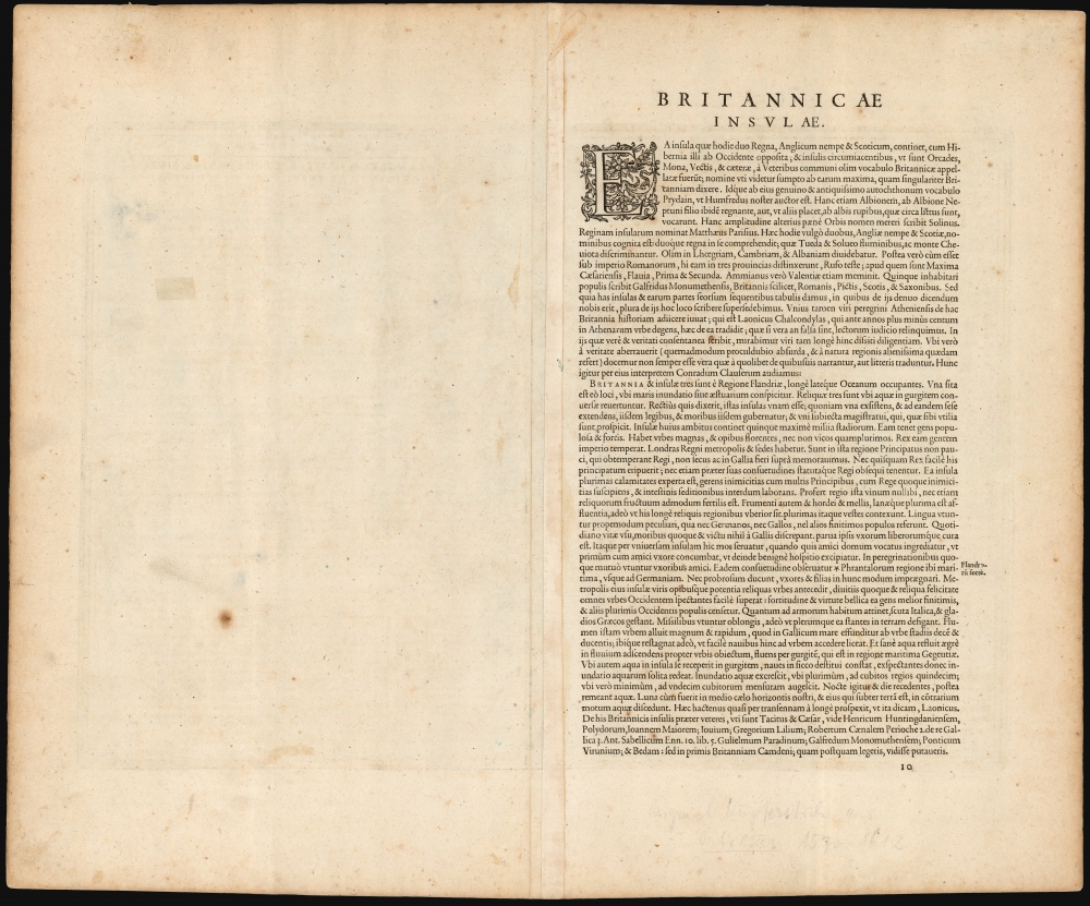 Angliae, Scotiae, et Hiberniae, Sive Britannicar: Insularum Descriptio. - Alternate View 1