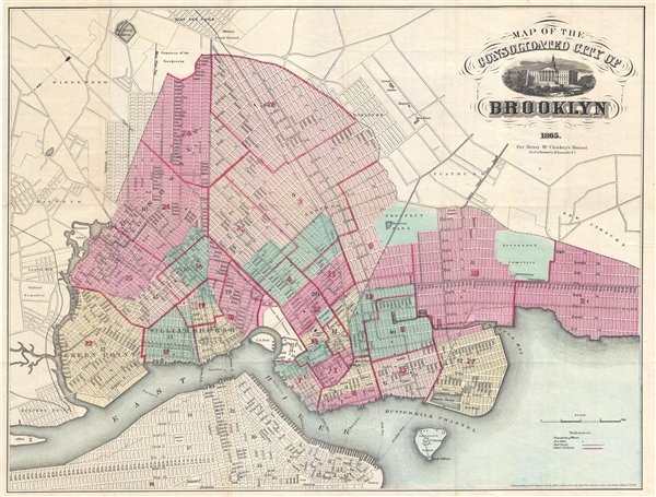 Map of the Consolidated City of Brooklyn. - Main View