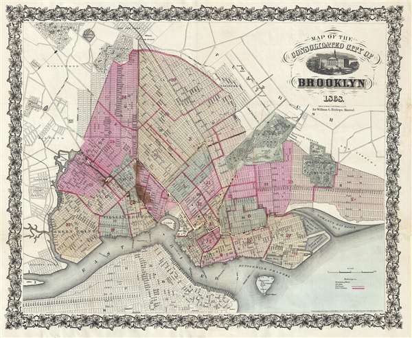 Map of the Consolidated City of Brooklyn. - Main View