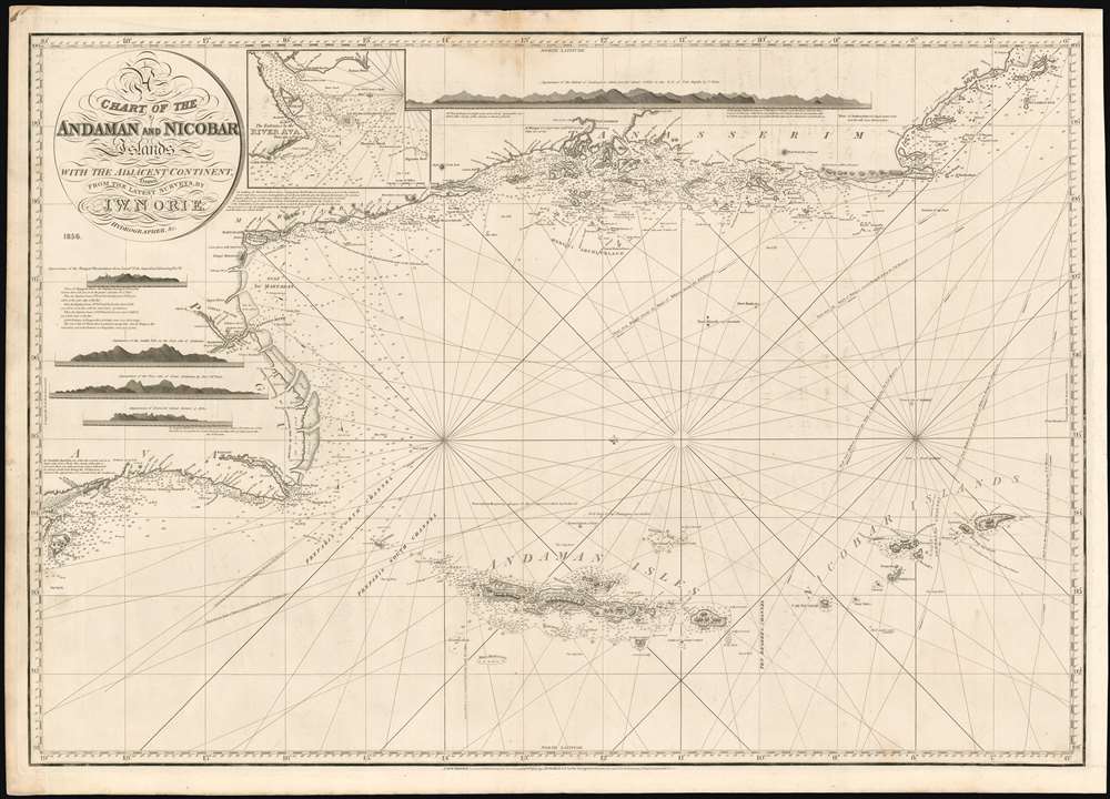 A Chart of the Andaman and Nicobar Islands with the Adjacent Continent, Drawn from the latest Surveys, by J. W. Norie, Hydrographer. - Main View