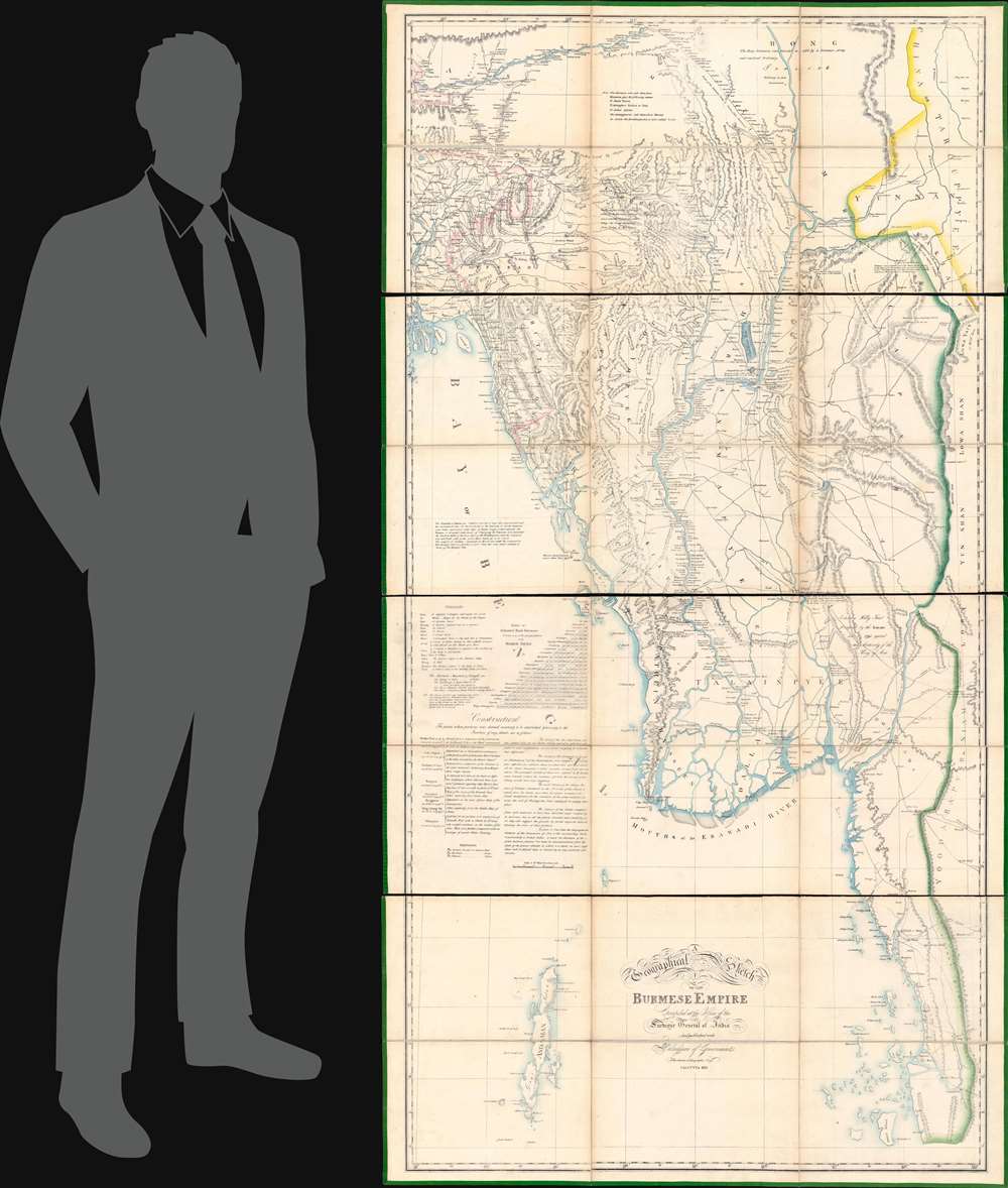 A Geographical Sketch of the Burmese Empire. - Alternate View 1