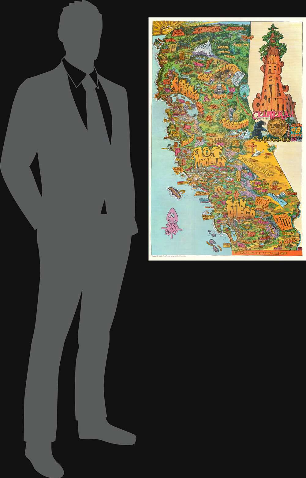 Home Federal Country. Eureka! The Golden State. - Alternate View 1