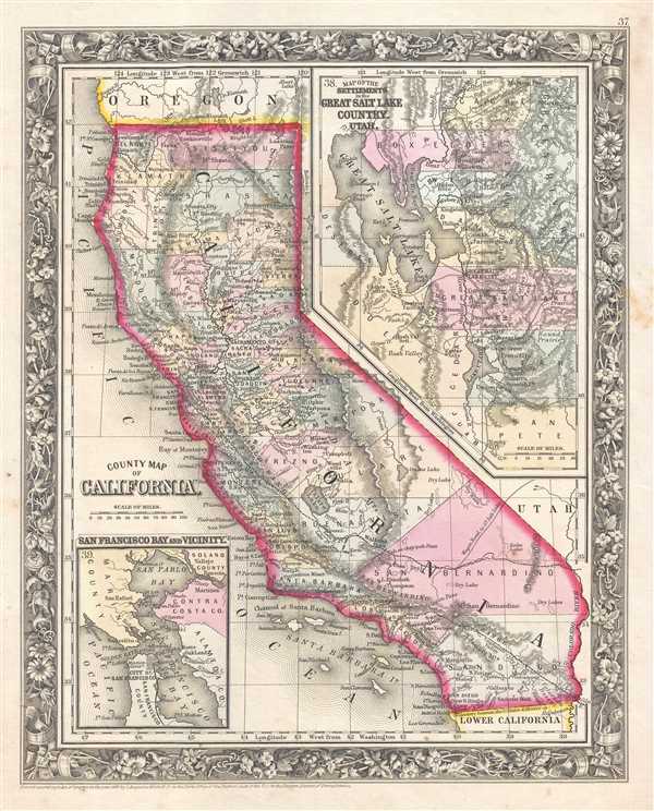 County Map of California. - Main View