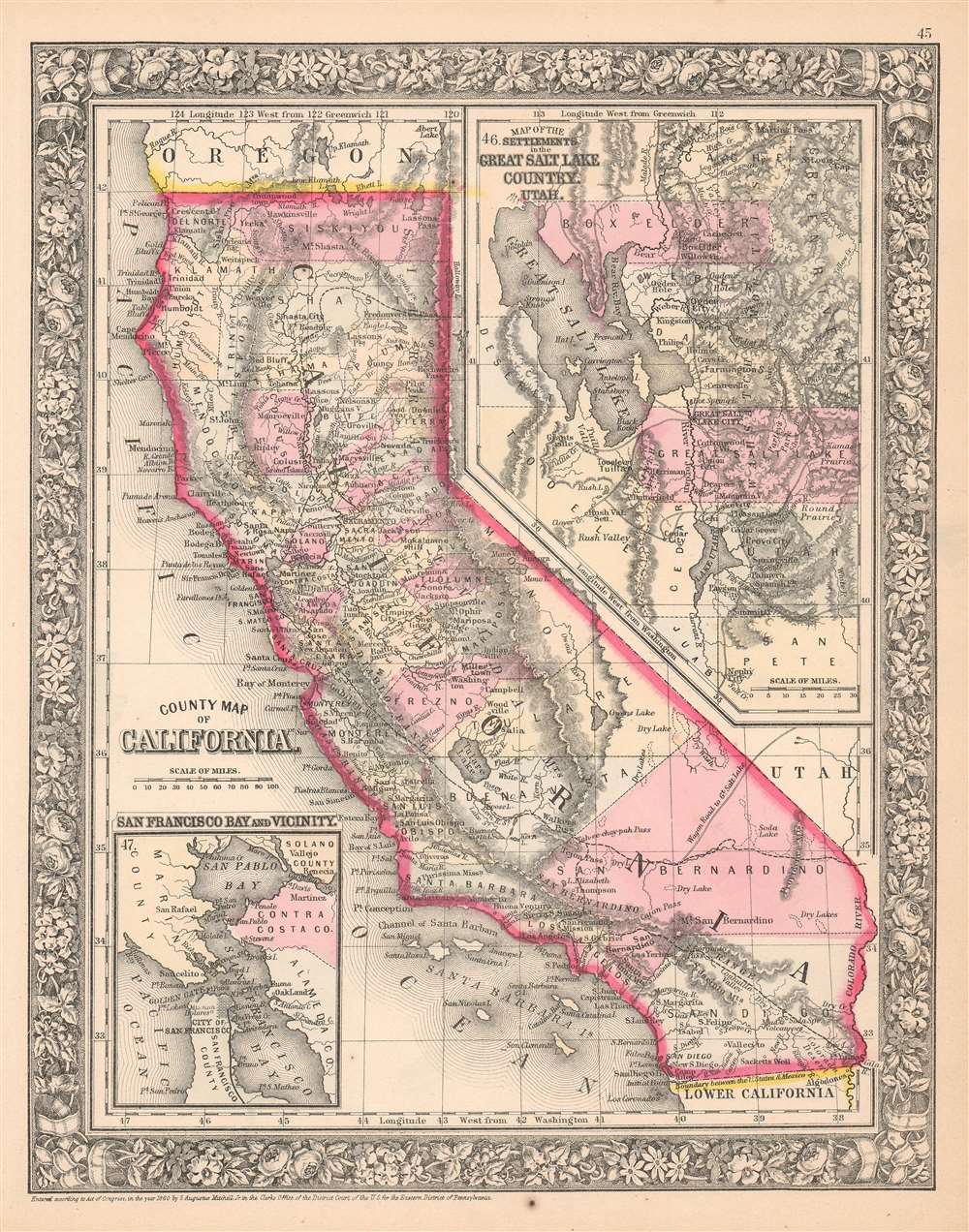 County Map of California. - Main View