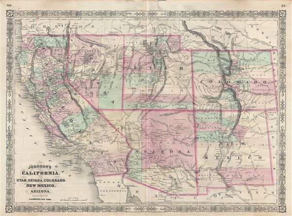 Johnson's California, also Utah, Nevada, Colorado, New Mexico and Arizona. - Main View