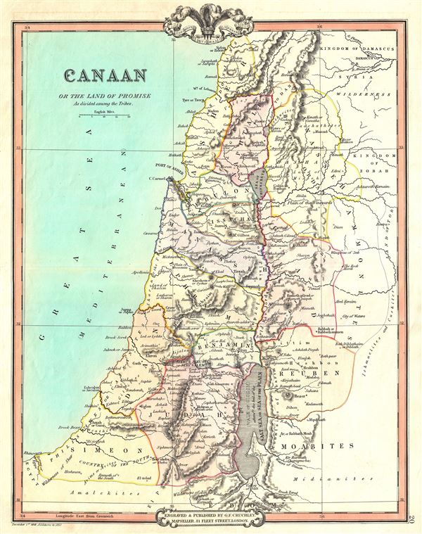 Canaan Cruchley 1853 