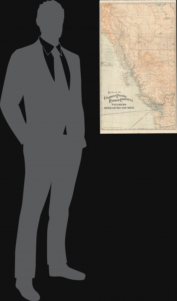 Routes of the Canadian Pacific Railway Company's Steamers, British Columbia Coast Service. / Alaska Puget Sound British Columbia... - Alternate View 1