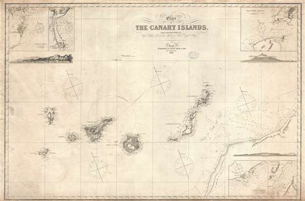 Chart of the Canary Islands, Drawn from the Surveys of Capt. Vidal and Liet. Arlett of the Royal Navy. - Main View