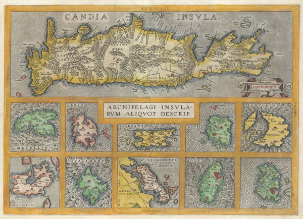 Candia Insula / Archipelagi Insularum Aliquot Descrip. - Main View