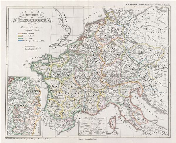 Die Reiche der Karolinger. - Main View