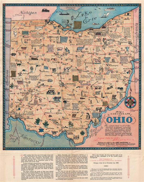 Being a Cartograph of Ohio. - Main View