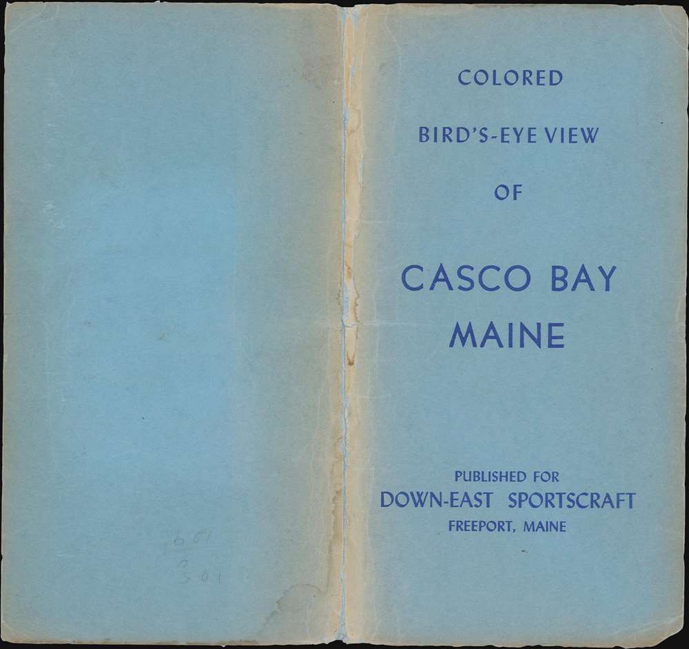 Birds Eye View of Casco Bay: Portland, Maine and Surroundings. - Alternate View 1