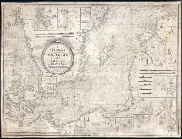A New Chart of the Cattegat and Baltic or East Sea. - Main View