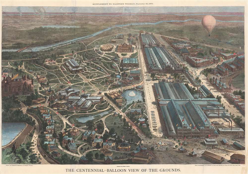 The Centennial-balloon view of the grounds... - Main View