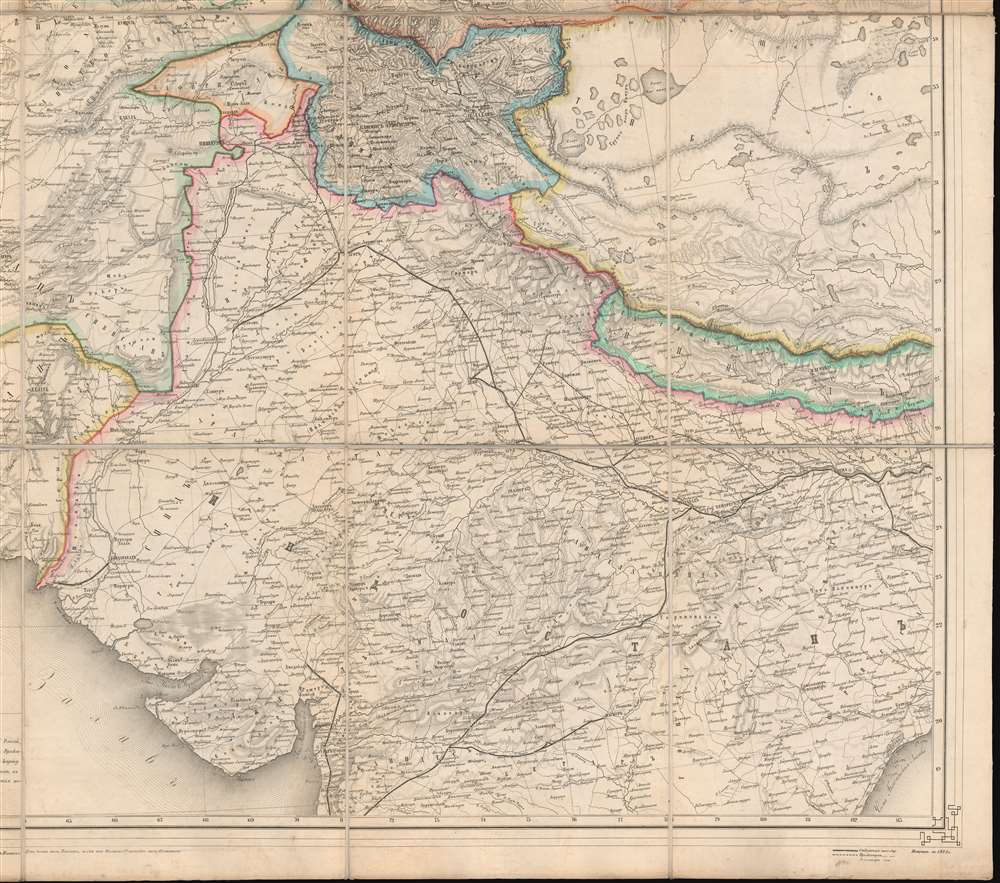 Карта Средней Азии. / Map of Central Asia. - Alternate View 5