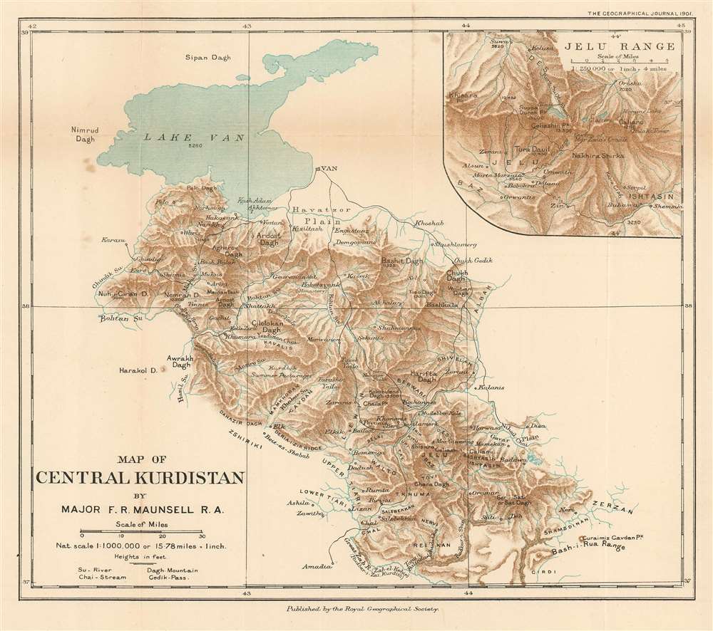 Map of Central Kurdistan. - Main View