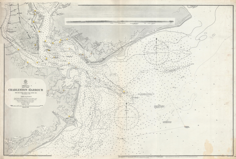 America. East Coast. Charleston Harbour. - Main View