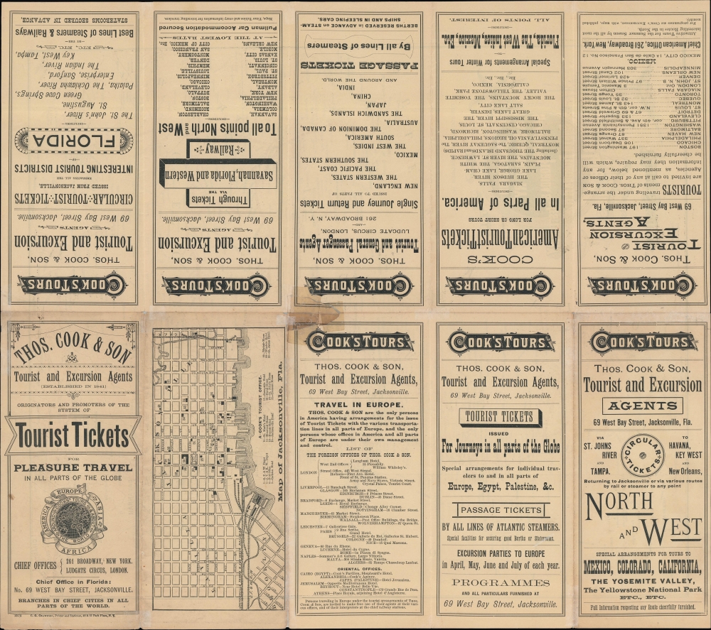 Map of the Charleston and Savannah RY. Savannah, Florida and Western RY. South Florida R.R. and all the routes operated by the peoples line of steamers known as the 'plant system.' - Alternate View 1