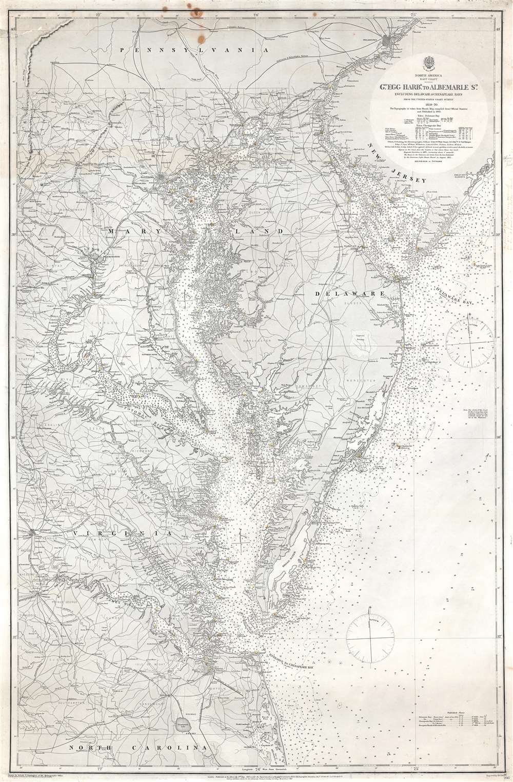 Chesapeake Bay Navigation Charts