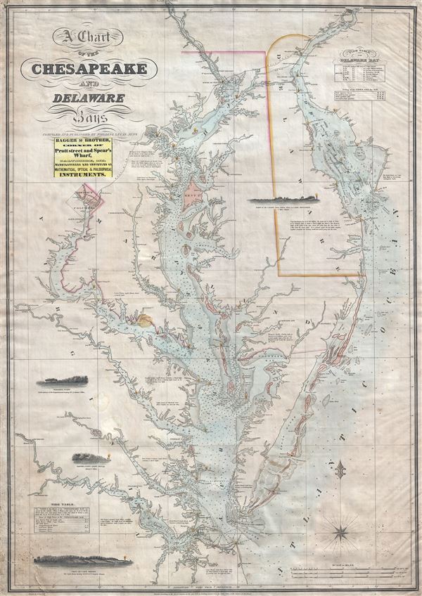 Lower Chesapeake Bay Chart