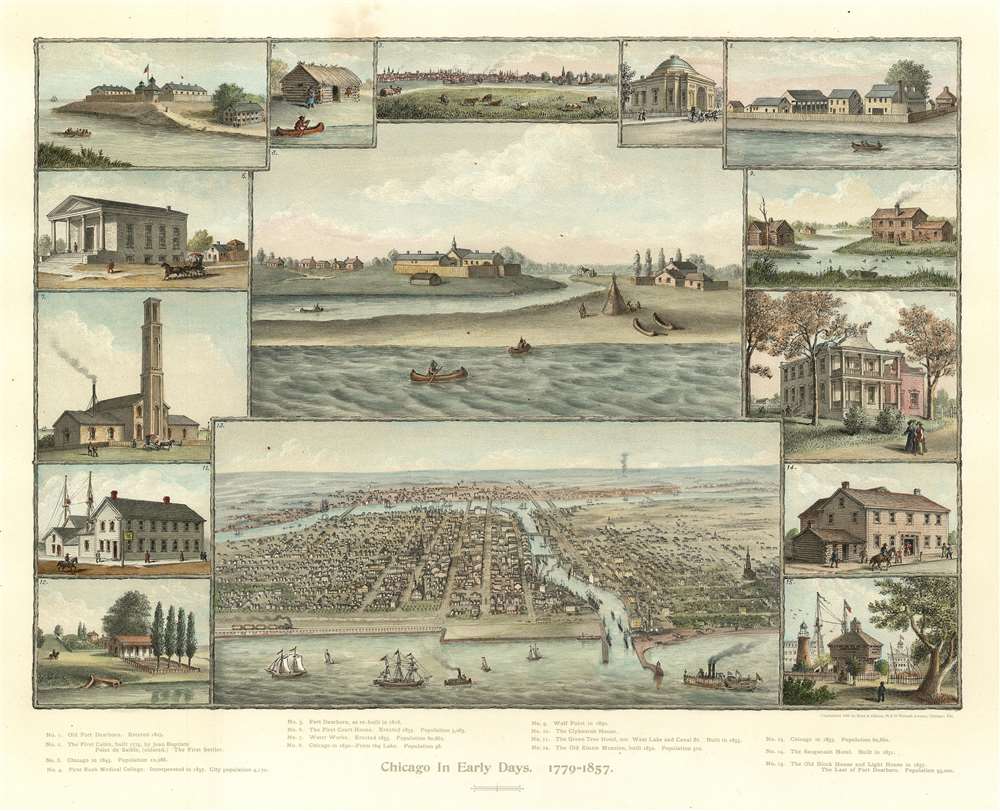 Chicago in Early Days. 1779 - 1857. - Main View