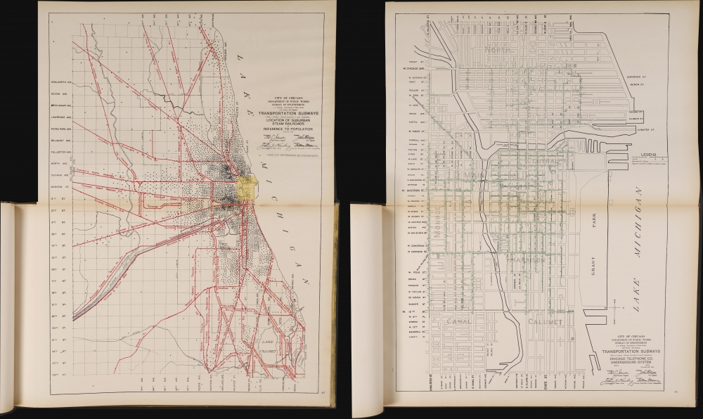 City of Chicago Report on Transportation Subways. - Alternate View 5