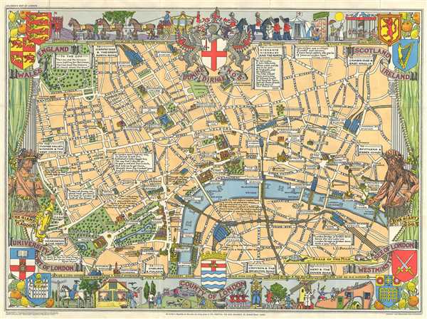 Children's Map of London. - Main View