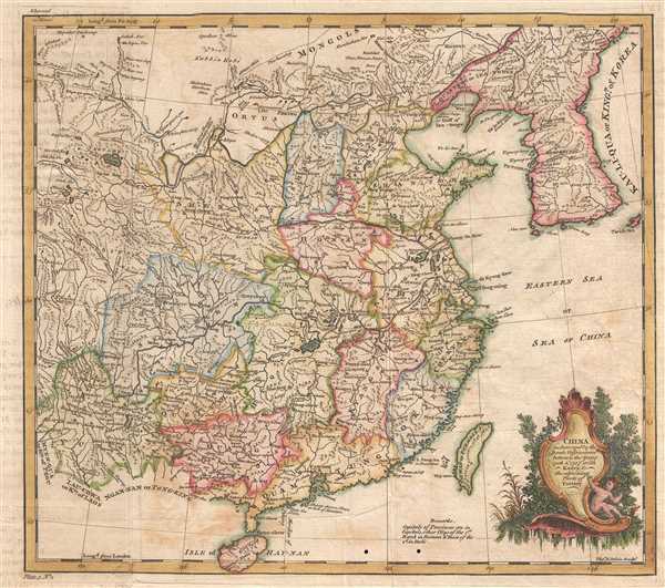 China as Surveyed by the Jesuit Missionaries between the Years 1708 and 1717 with Korea and the ajoining Parts of Tartary. - Main View