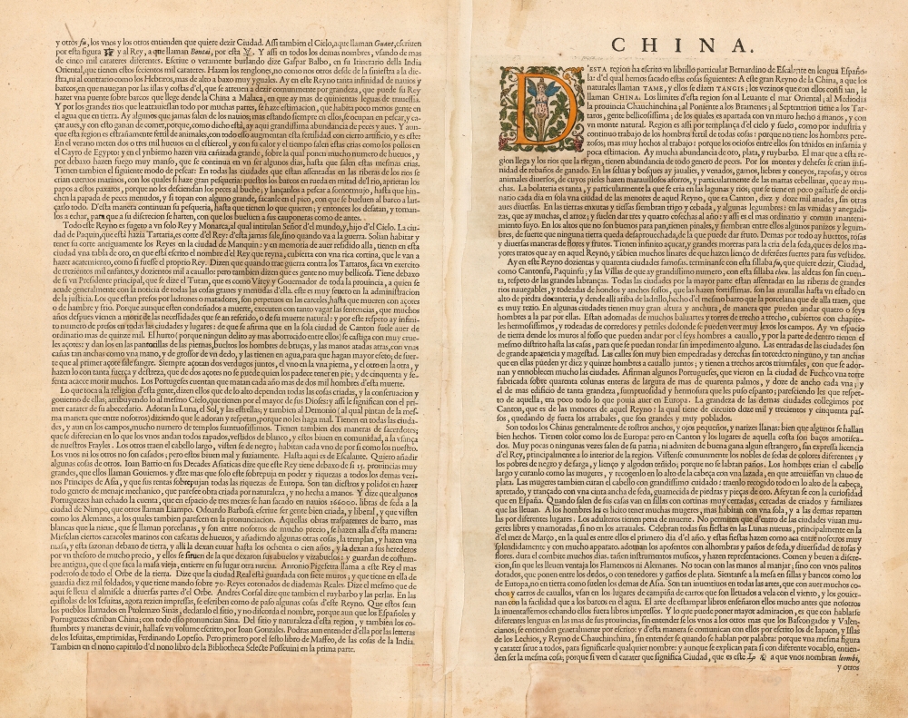 Chinae, olim Sinarum regionis, nova descriptio. auctore Ludovico Georgio. - Alternate View 1