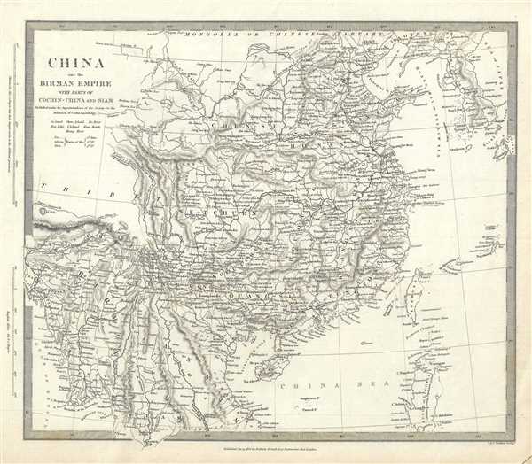 China and the Birman Empire with parts of Cochin-China and Siam. - Main View