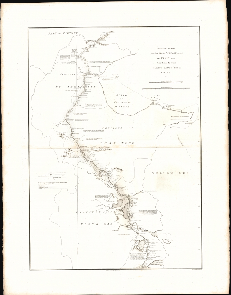 A sketch of a journey from Zhe-Hol in Tartary by land to Pekin and from thence by water to Hang-Tchoo-Foo in China. - Main View