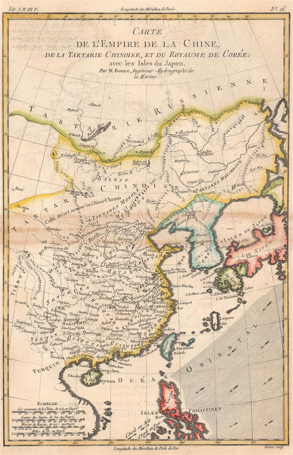 Carte de l'Empire de la Chine. - Main View