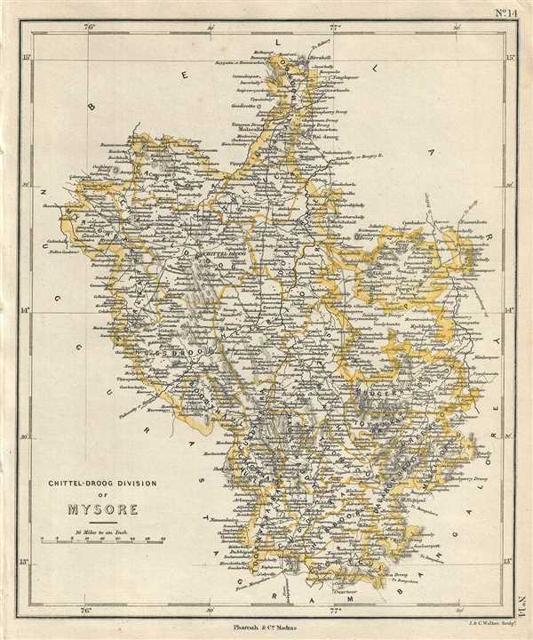 Chittel-Droog Division of Mysore. - Main View