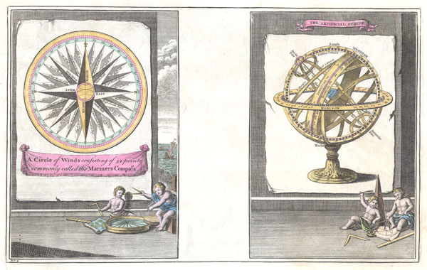 A Circle of Winds consisting of 32 points commonly called the Mariners Compass. / The Artificial Sphere - Main View