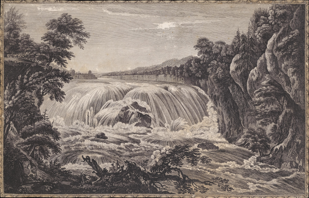 1761 Sanby / Pownall View of Cohoes Falls, New York