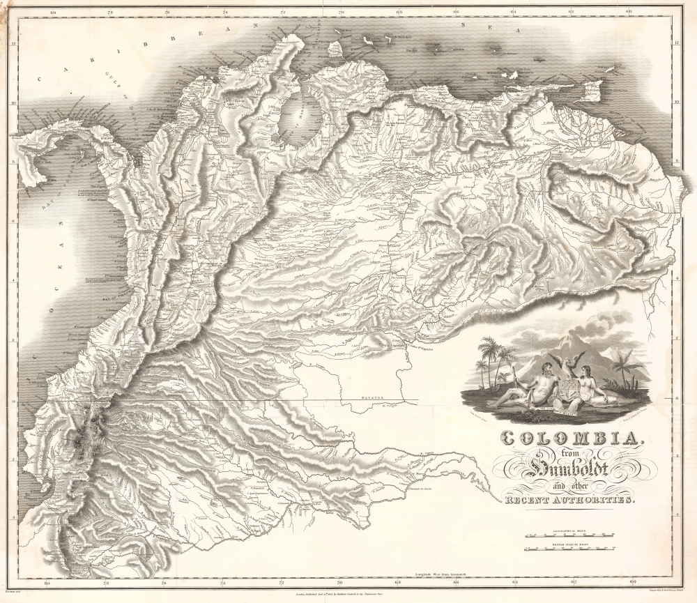 Colombia, from Humboldt and other Recent Authorities. - Main View