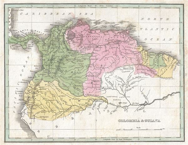 Colombia and Guiana. - Main View