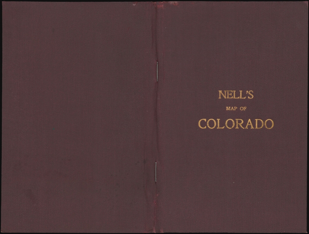 Nell's Topographical Map of the State of Colorado. - Alternate View 2