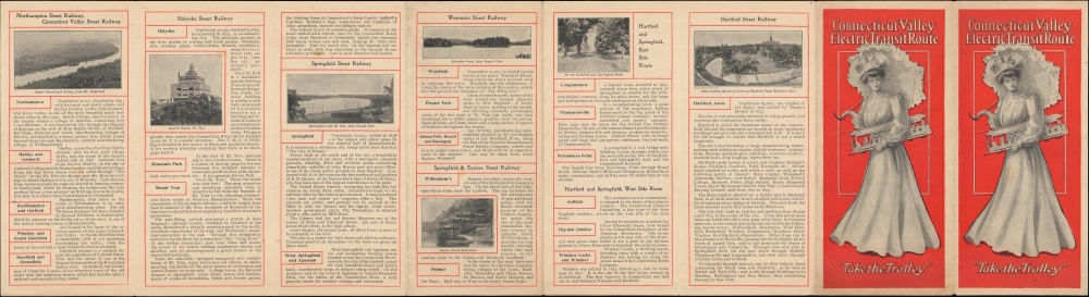 Connecticut Valley Electric Transit Route Hartford, Conn. to Greenfield, Mass. including Mt. Tom. - Alternate View 2