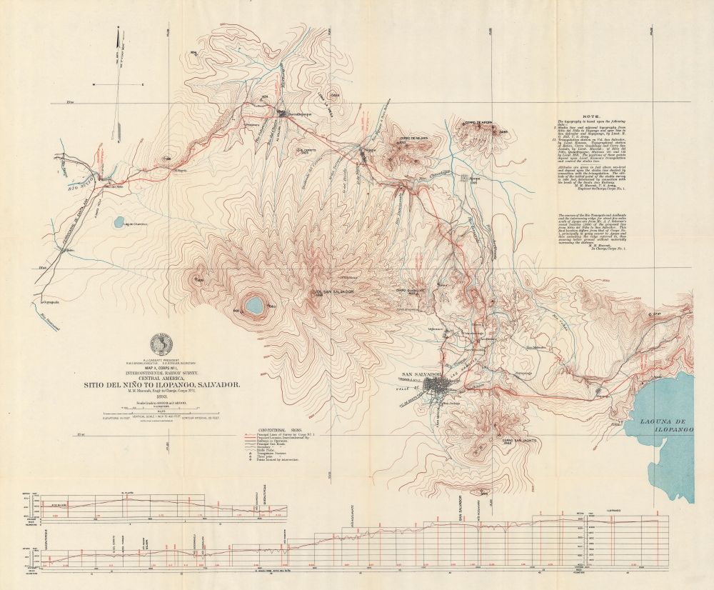 Intercontinental Railway Commission. Report of Corps No. 1. Maps and Profiles. - Alternate View 4
