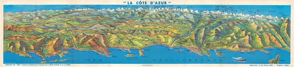 La Côte d'Azur. - Main View