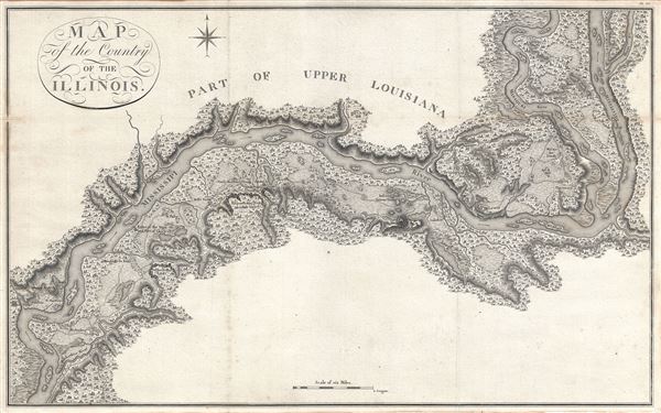 Map of the Country of the Illinois. - Main View